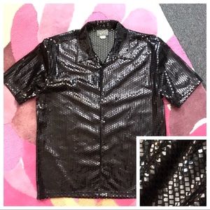 VTG Men’s Party Shirt: Rave, festival, XL
